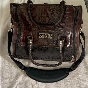 Brighton carry on bag travel bag Brown